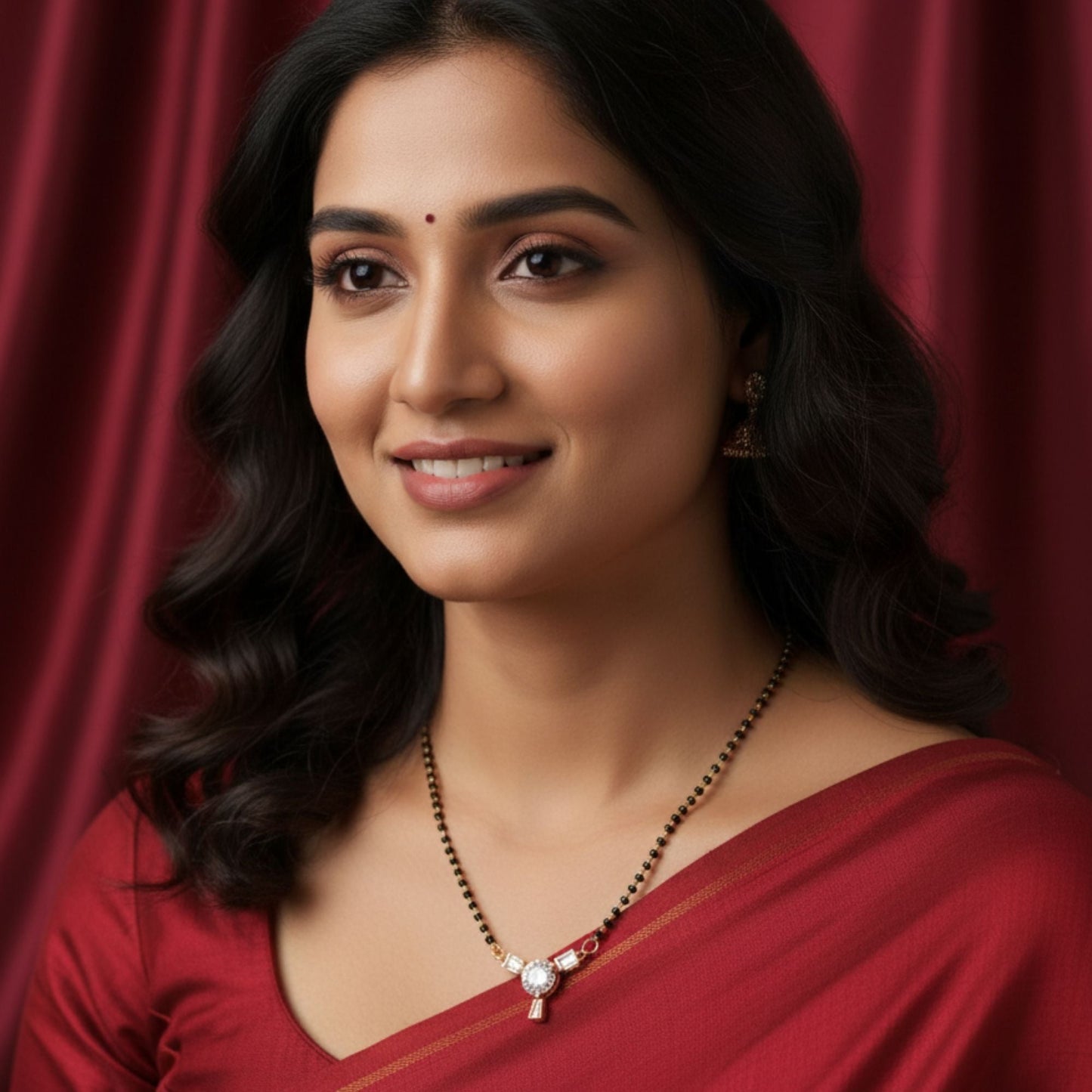 Moonlit Enchantment Mangalsutra - Opal Touch