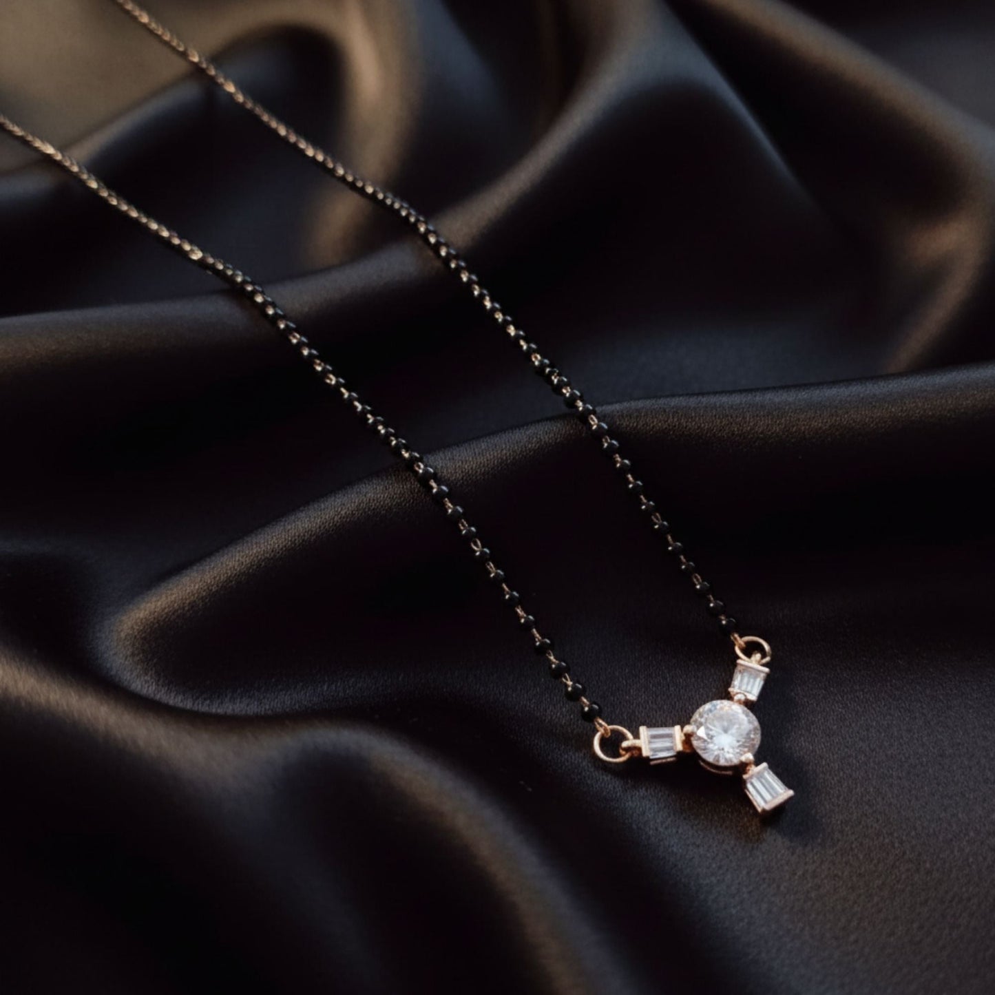 Moonlit Enchantment Mangalsutra - Opal Touch