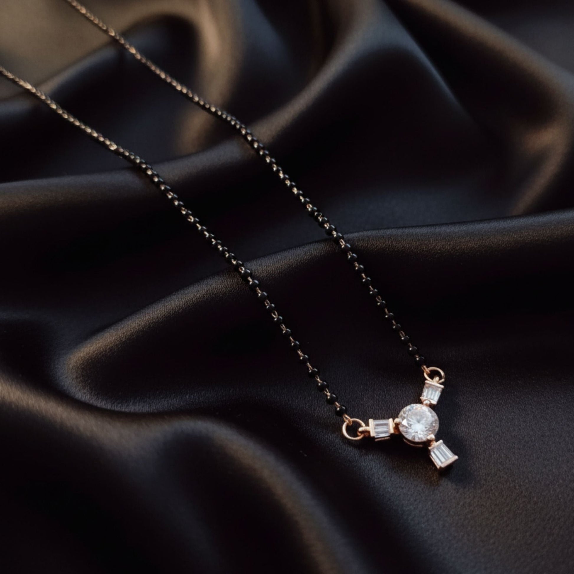 Moonlit Enchantment Mangalsutra - Opal Touch