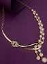 Necklace - Moonpetal Gold Plated Necklace - Opal Touch