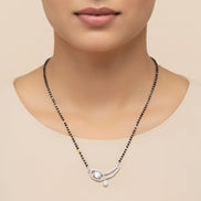 Moonstone Magic Mangalsutra - Opal Touch