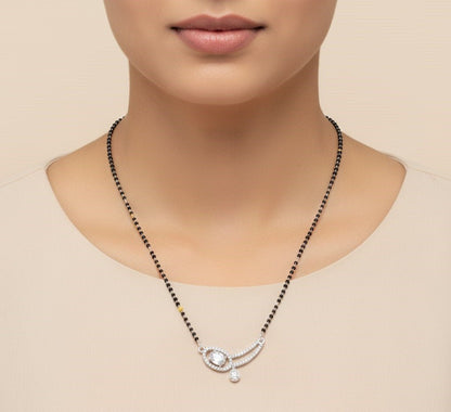 Moonstone Magic Mangalsutra - Opal Touch