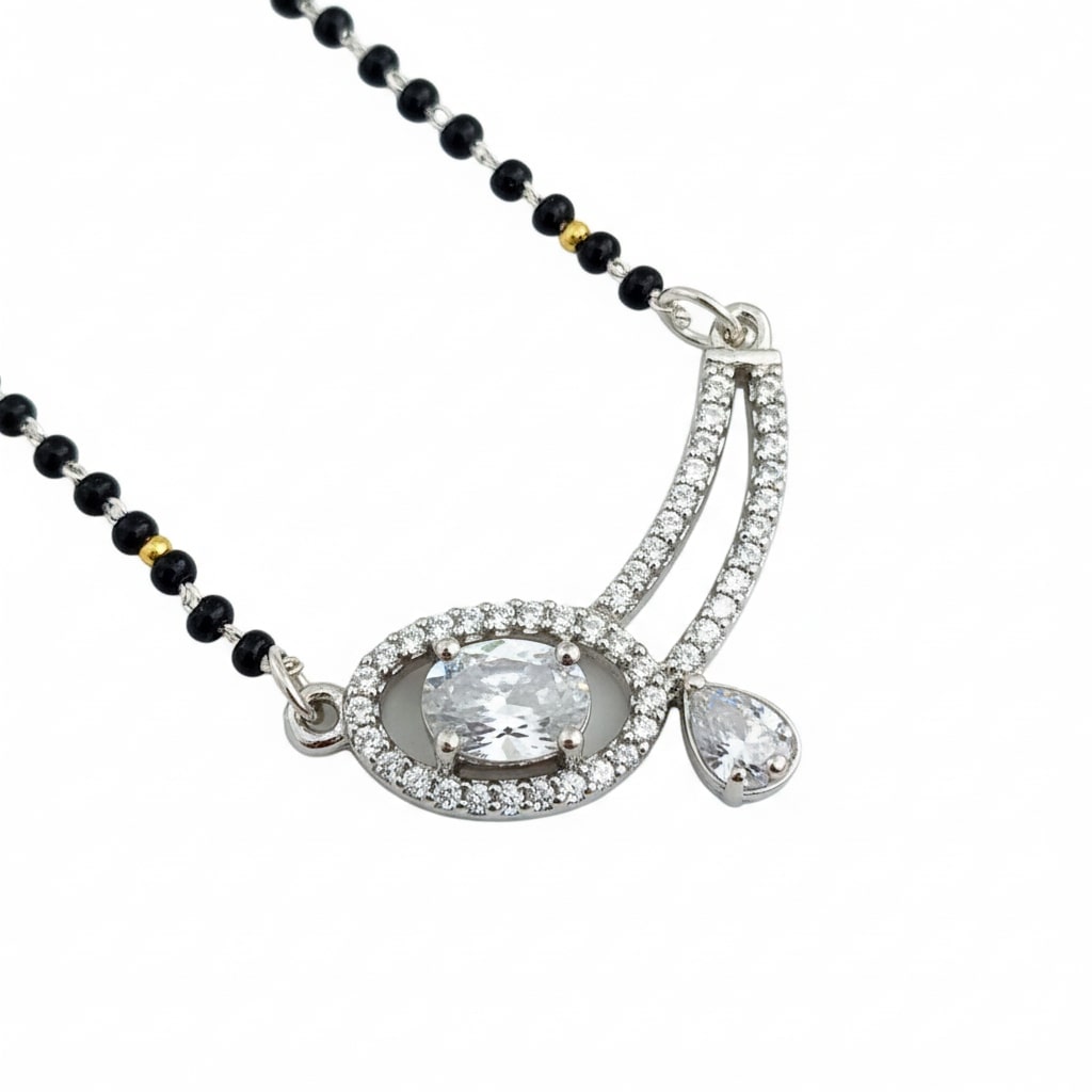 Moonstone Magic Mangalsutra - Opal Touch