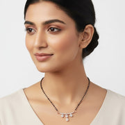 Moonstone Symphony Mangalsutra - Opal Touch
