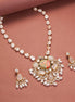 Necklace - Mor Pankh Gold Plated Necklace Set - Opal Touch
