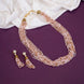 Necklace - Moti Jhalar Necklace Set - Opal Touch