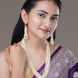 Necklace - Moti Jhalar Necklace Set - Opal Touch