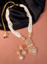 Necklace - Multi - Strand Beaded Kundan Necklace Set with Earrings - Opal Touch