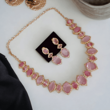 Opal Touch - Multicolor Marvel Gold Plated Necklace - Necklace