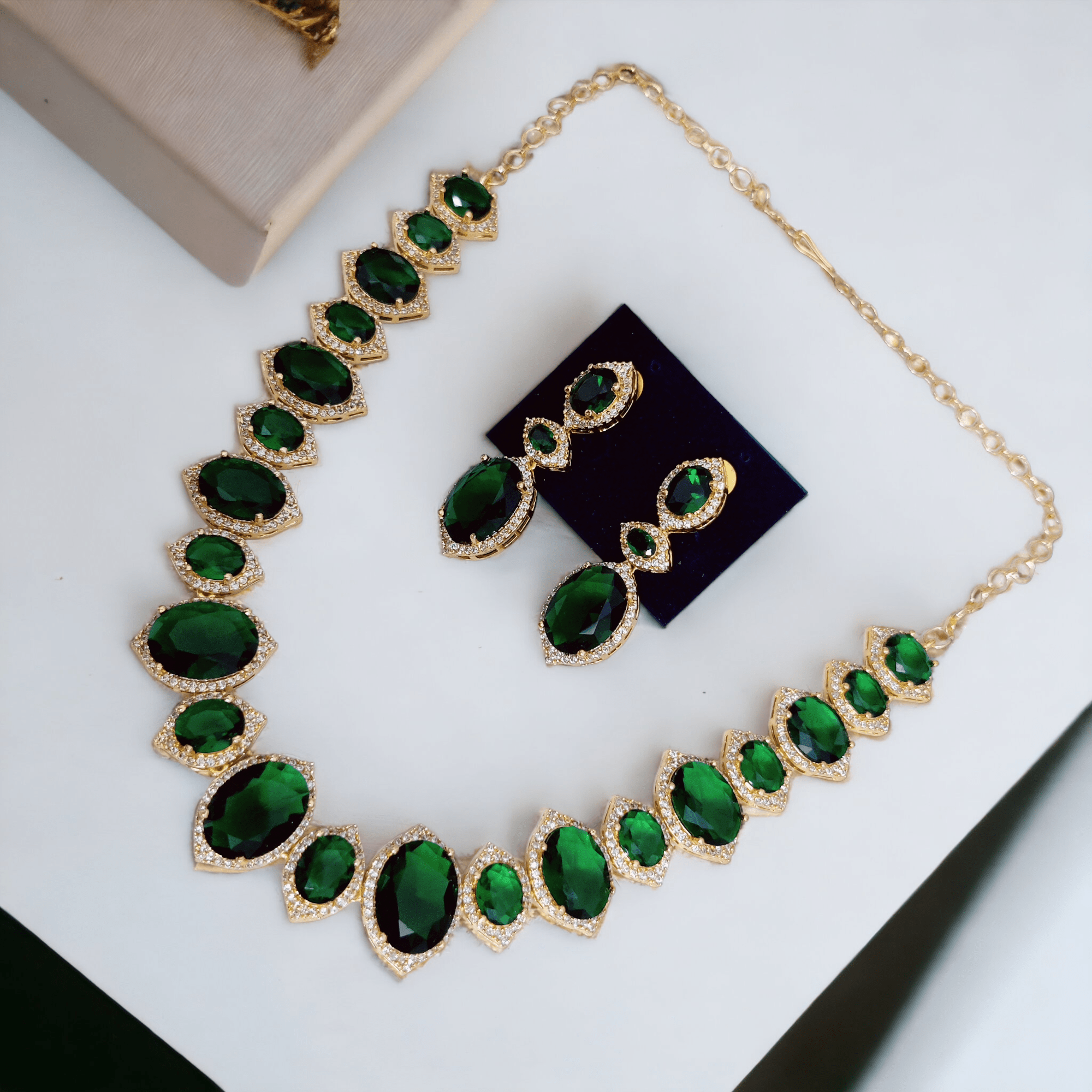 Opal Touch - Multicolor Marvel Gold Plated Necklace - Necklace