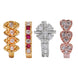 Opal Touch - Multicolor Marvel Nose Pin Set (Pack of 4) - Nose Pin