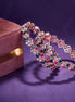 Opal Touch - Multicolored Rose Gold Bangles Set (Pack of 2) - Bangles
