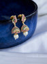 Jhumka - Mystic Grace Golden Jhumkas - Opal Touch