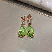 Opal Touch - Mystic Rose Gold Plated Earrings - Earrings