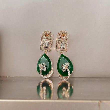 Opal Touch - Mystic Rose Gold Plated Earrings - Earrings