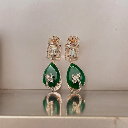 Opal Touch - Mystic Rose Gold Plated Earrings - Earrings