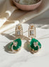 Mystic Rose Gold Plated Earrings - Opal Touch
