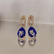 Opal Touch - Mystic Rose Gold Plated Earrings - Earrings