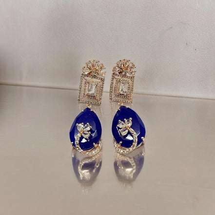 Opal Touch - Mystic Rose Gold Plated Earrings - Earrings