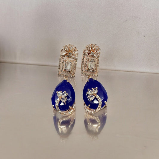 Opal Touch - Mystic Rose Gold Plated Earrings - Earrings