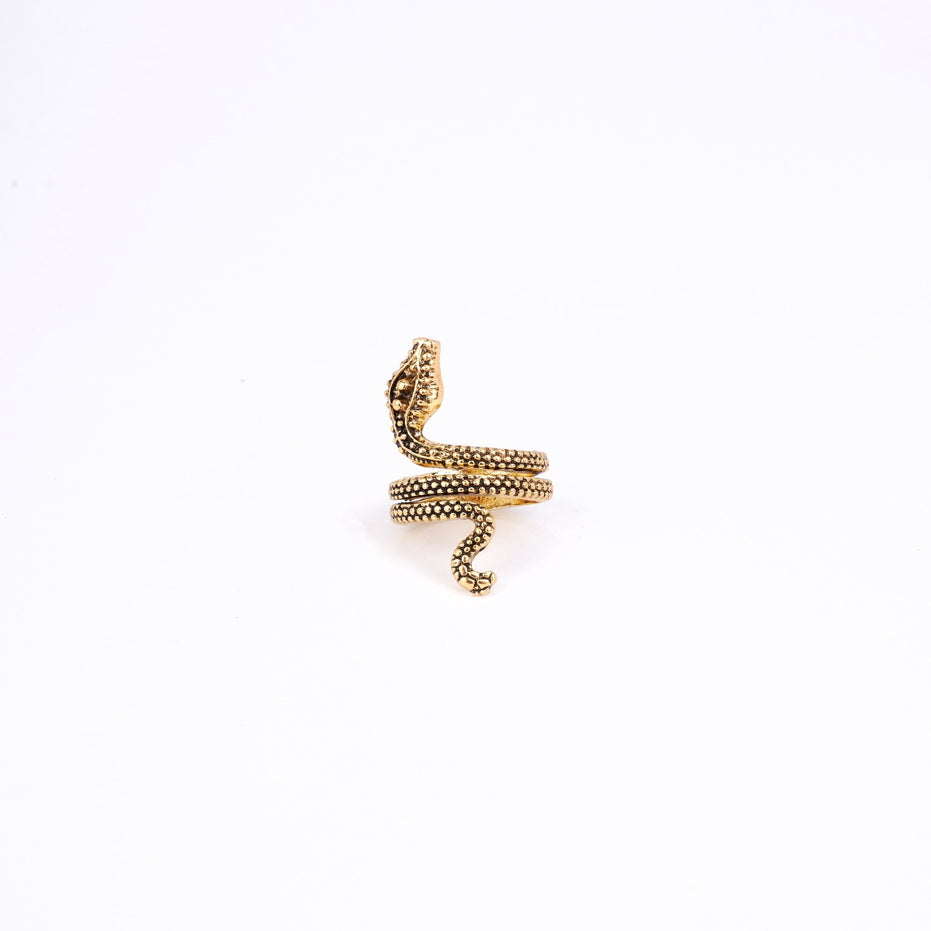 Rings - Naagvadhu Gold - Plated Ring - Opal Touch