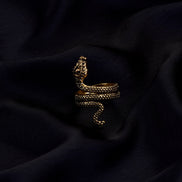Rings - Naagvadhu Gold - Plated Ring - Opal Touch