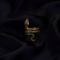 Rings - Naagvadhu Gold - Plated Ring - Opal Touch