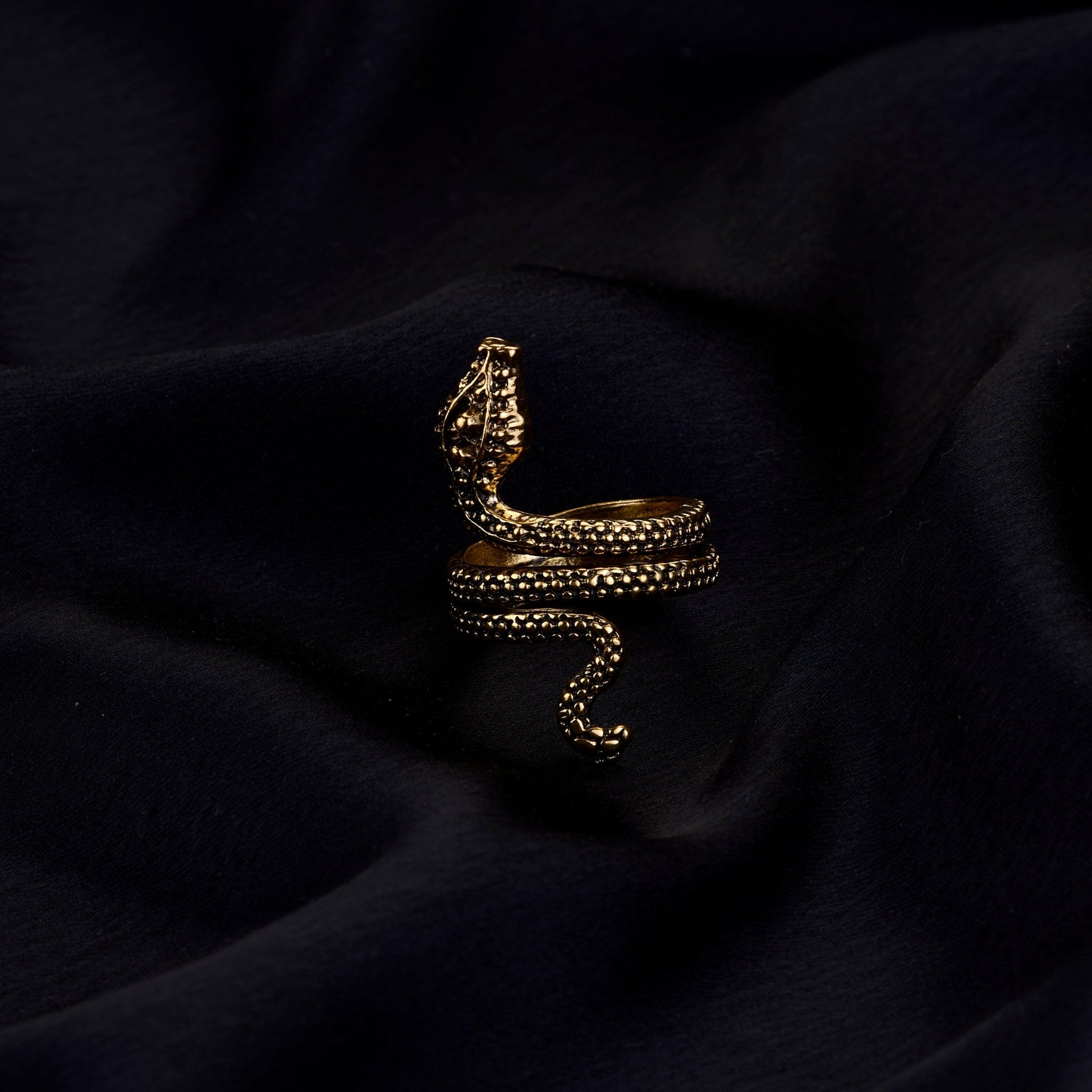 Rings - Naagvadhu Gold - Plated Ring - Opal Touch