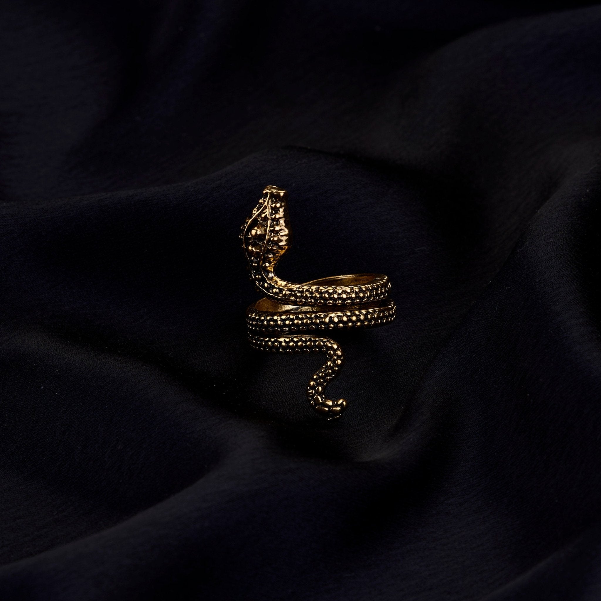 Rings - Naagvadhu Gold - Plated Ring - Opal Touch