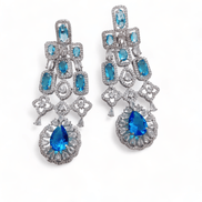 Opal Touch - Ocean Breeze Necklace in Rhodium - Necklace