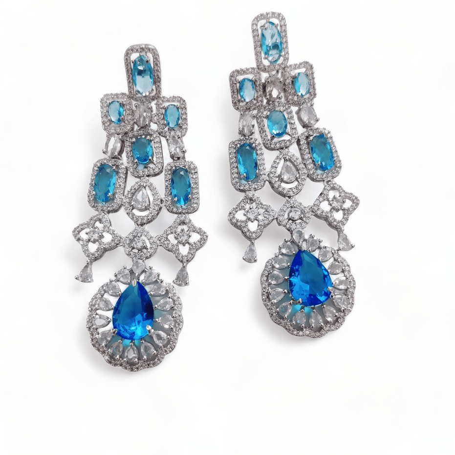 Opal Touch - Ocean Breeze Necklace in Rhodium - Necklace