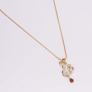 Locket Set - Om Namah Shivaye Gold Plated Locket Set - Opal Touch