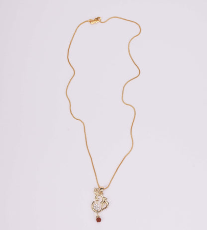 Locket Set - Om Namah Shivaye Gold Plated Locket Set - Opal Touch