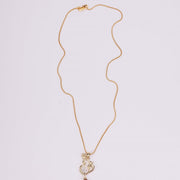 Locket Set - Om Namah Shivaye Gold Plated Locket Set - Opal Touch