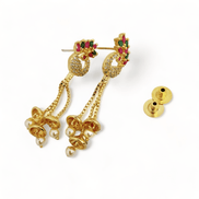 Opal Touch - Opulent Amethyst Glam Earrings - Earrings