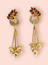 Opal Touch - Opulent Amethyst Glam Earrings - Earrings