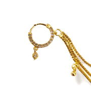 Nose Pin - Opulent Gold Charm Nose Pin - Opal Touch
