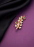 Saree Pin - Opulent Gold Plated Saree Pin - Opal Touch