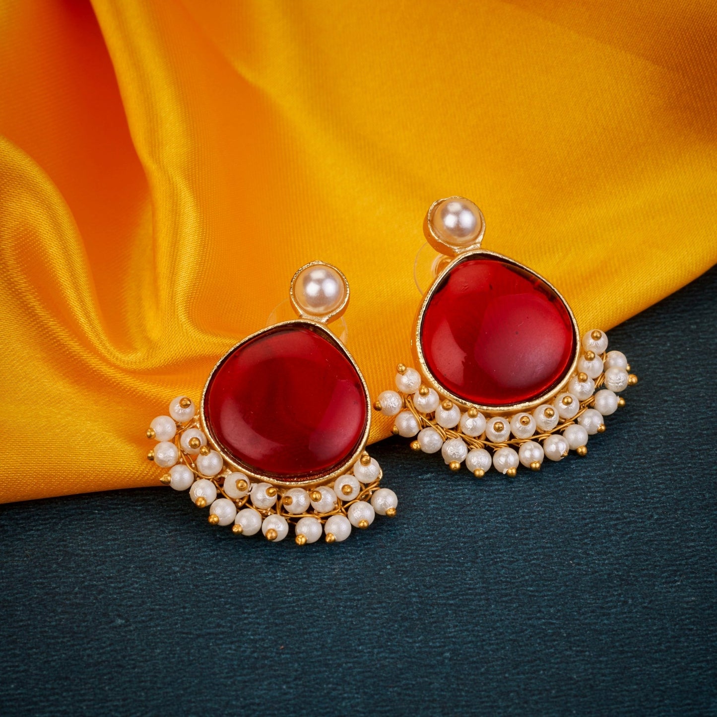 Earrings - Opulent Pearl Earrings - Opal Touch
