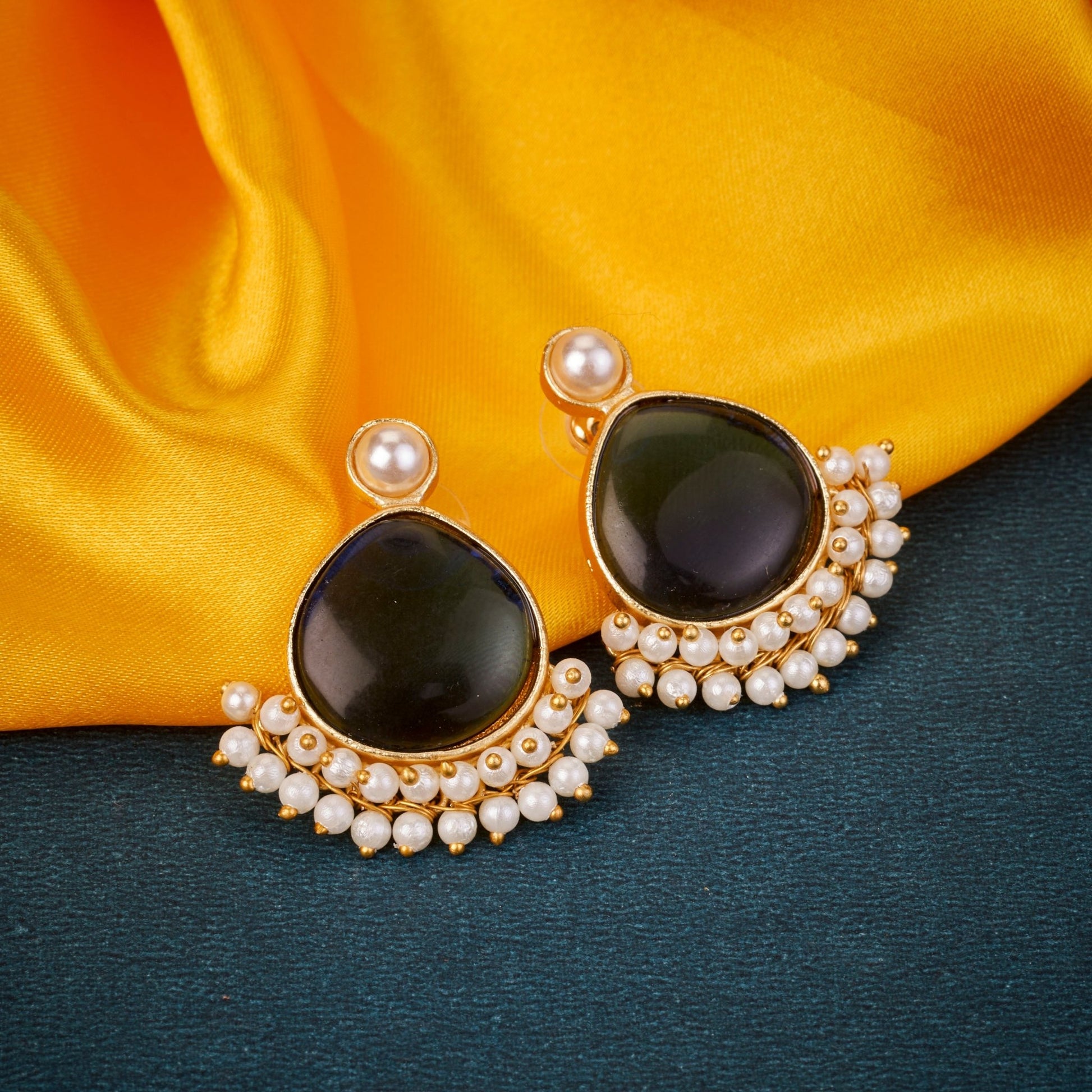 Earrings - Opulent Pearl Earrings - Opal Touch