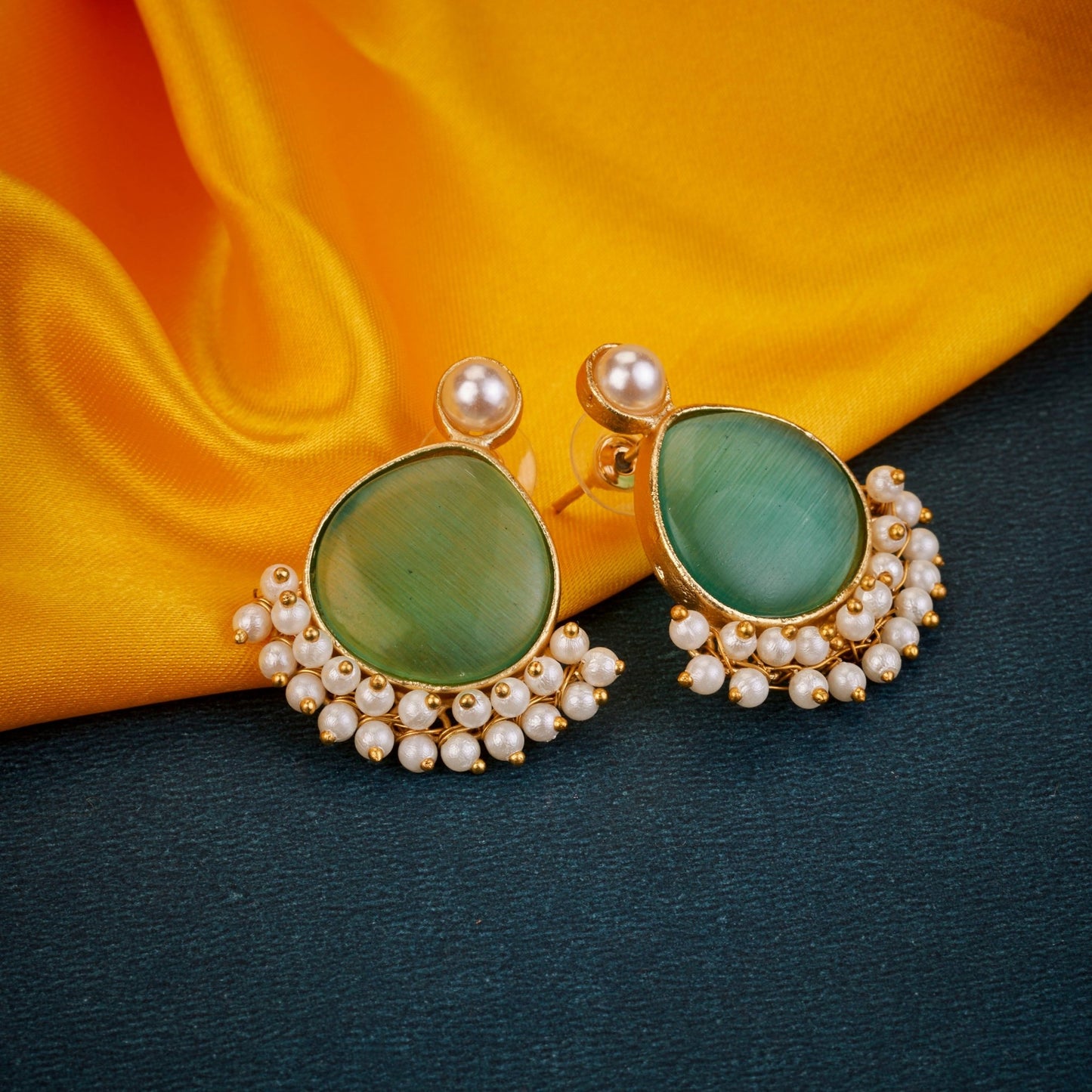 Earrings - Opulent Pearl Earrings - Opal Touch