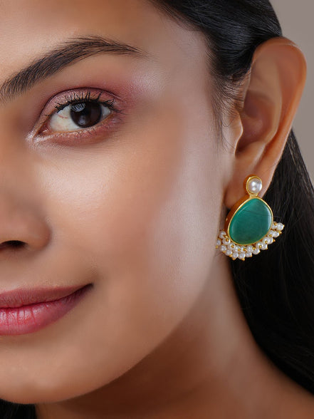 Earrings - Opulent Pearl Earrings - Opal Touch