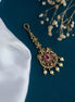 Tika - Opulent Pink Sapphire Maang Tika - Opal Touch