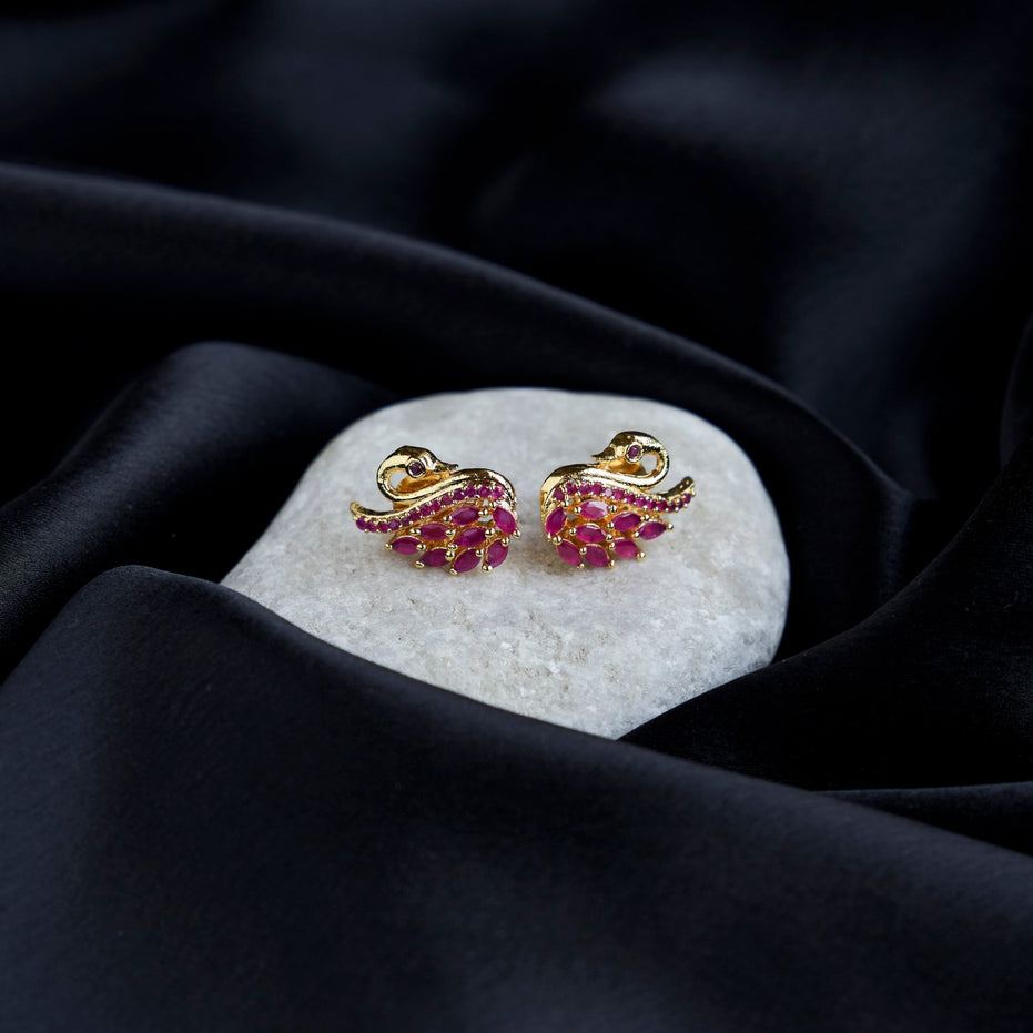 Studs - Opulent Radiant Opal Studs - Opal Touch