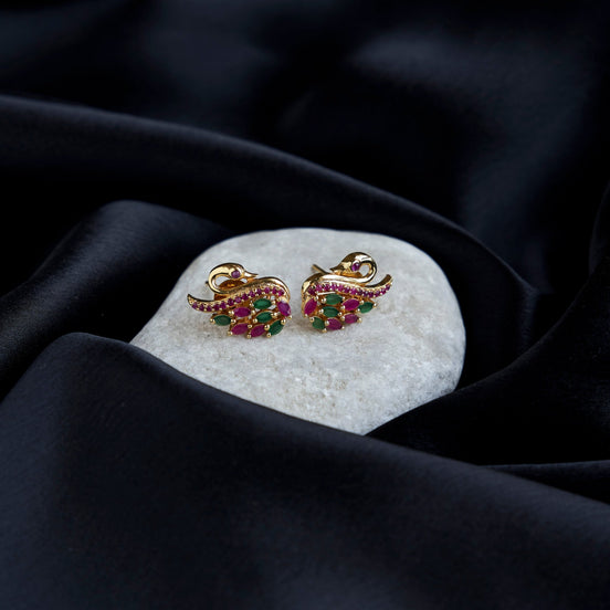 Studs - Opulent Radiant Opal Studs - Opal Touch