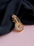 Saree Pin - Opulent Red White Saree Pin - Opal Touch