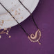 Mangalsutra - Opulent Rose Gold Feather Mangalsutra - Opal Touch