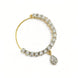 Opal Touch - Opulent Silver Elegance Nose Pin - Nose Pin