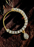 Opal Touch - Opulent Silver Elegance Nose Pin - Nose Pin