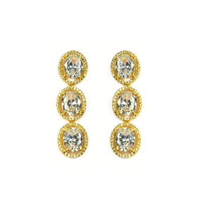 Necklace - Opulent Spark Gold Plated Necklace - Opal Touch